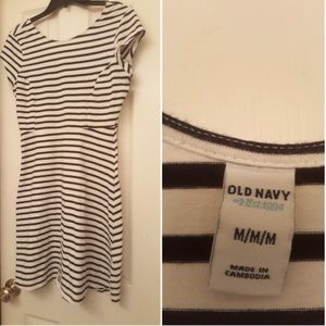 Striped skater dress